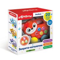 АЗБУКВАРИК 4680019286143 Музыкальная игрушка Азбукварик Зверята-каталочки Лисенок