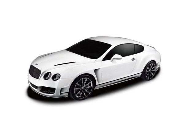 RASTAR 48600W Машина р/у 1:24 Bentley Continental GT speed, цвет белый 27MHZ