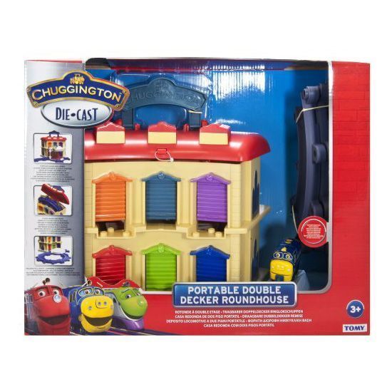 Die-Cast Chuggington PLC54217 Игровой набор "Двухэтажное депо" с Брюстером