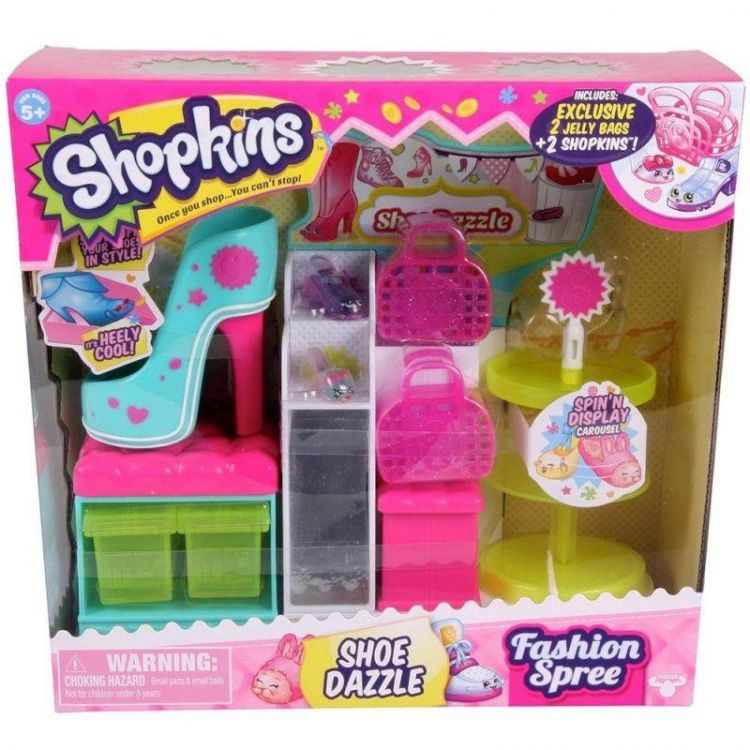 Moose 56033 Shopkins Эксклюзивный игровой набор Модная лихорадка «Хранение обуви»