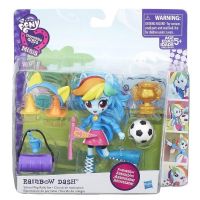 Hasbro B8025 MLP EG Minis Мини-кукла Эквестрия герлз Школа болельщиц, Радуга