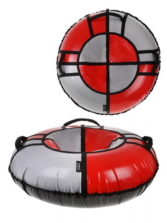 X-Match во7065-3 Тюбинг X-Match Sport красный-серый 110см