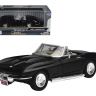 Motormax 73224 Модель винтажной машины 1967 Corvette, 1:24, черная