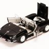 Motormax 73224 Модель винтажной машины 1967 Corvette, 1:24, черная
