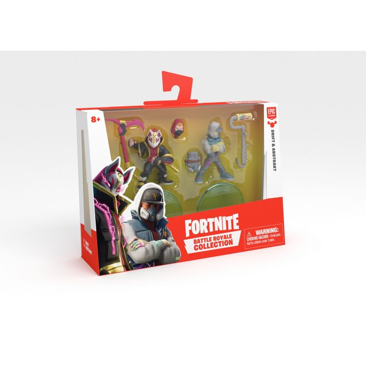 Набор из двух фигурок Fortnite с аксессуарами W2 Drift и Abstrakt
