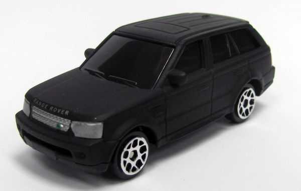 RMZ City 344009SM Машина металлическая Land Rover Range Rover Sport, 1:64, черный матовый цвет