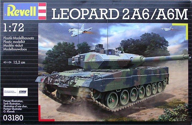 Revell 03180 Сборная модель танка Leopard 2 A6M