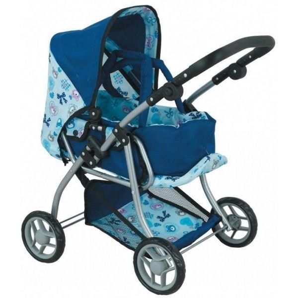 Melobo 8448 Коляска-трансформер Buggy Boom Infinia для кукол, классическая 59*36*62 см Buggy Boom Infinia