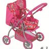 Melobo 8448 Коляска-трансформер Buggy Boom Infinia для кукол, классическая 59*36*62 см Buggy Boom Infinia
