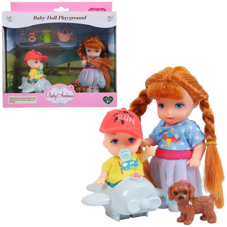 ABtoys (АБтойс) A603 Игровой набор Вaby Ardana На прогулке (с самолетиком-каталкой)