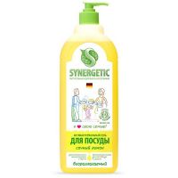 SYNERGETIC 103101 Гель для мытья посуды SYNERGETIC Лимон 1 л
