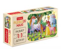 Hatber 20ПЗ5-19282 Пазл Hatber MAXI Принцесса 20 элементов 230Х165мм