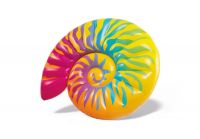 INTEX int58791EU Плот INTEX надувной Rainbow Seashell Float (Радужная ракушка), для бассейна и моря, от 3 лет, 157x127х25см