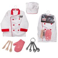 Junfa PT-01754 Форма повара Abtoys Важная работа в наборе с игровыми предметами