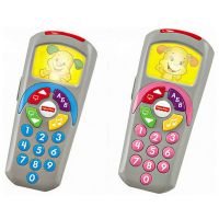 Mattel. Fisher Price DLK76 Fisher-Price "Смейся и учись" Обучающие пульты Ученого щенка и Сестрички