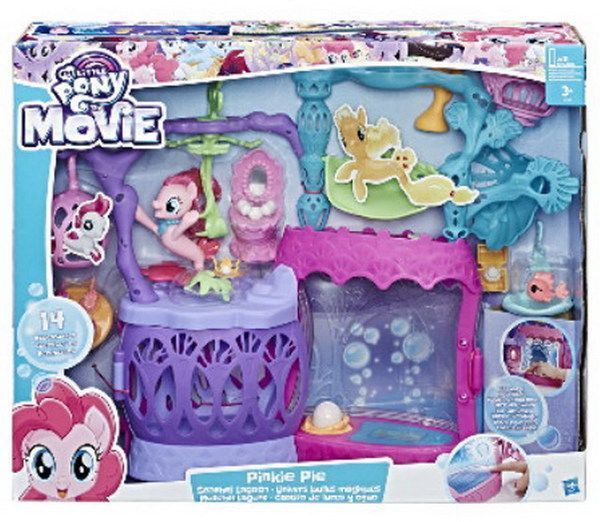 Hasbro C1058 MLP "Мерцание" Замок с пони-русалкой Пинки Пай, со светом
