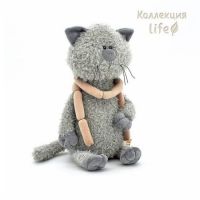 Orange OS069/45 Мягкая игрушка Life Кот Обормот с сосисками, 45 см 
