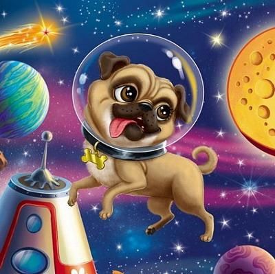 Рыжий кот ХК-8764 Набор для творчества Рыжий кот Холст с красками по номерам Щенок в открытом космосе 20*20см Рыжий кот ХК-8764 Набор для творчества Рыжий кот Холст с красками по номерам Щенок в открытом космосе 20*20см