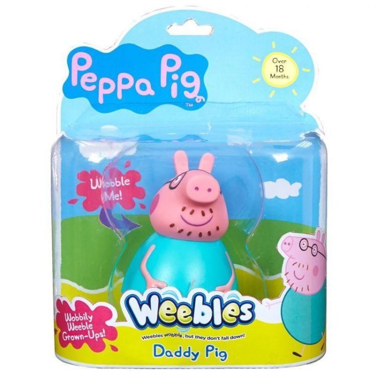 Peppa Pig 28798 Фигурка-неваляшка Папа Пеппы