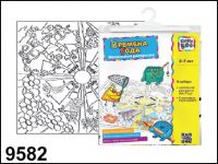 No name 9582-no Раскраска ВРЕМЕНА ГОДАнапольная