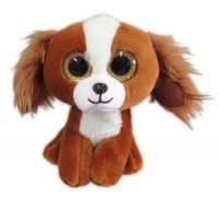 ABtoys M0023 Мягкая игрушка Собачка коричневая, 15 см