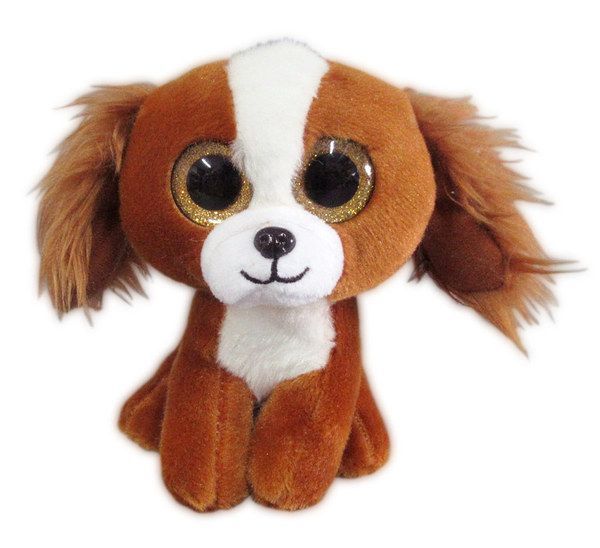 ABtoys M0023 Мягкая игрушка Собачка коричневая, 15 см