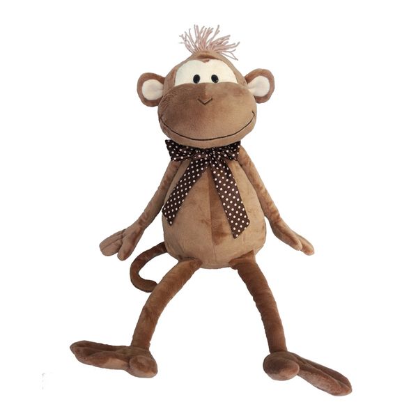 Maxitoys MT-TS0215037 Мягкая игрушка Обезьян Валерик с бантом, 20 см