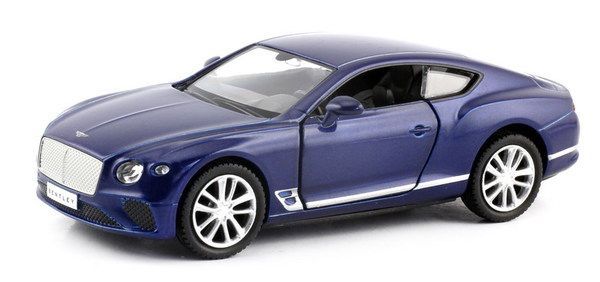 RMZ City 554043-BLU Машина металлическая The Bentley Continental GT 2018, 1:32, (цвет синий)