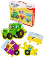 Bright Kids ИН-6144 Развивающая игра BRIGHT KIDS Весёлый трактор Учим азбуку и цвета