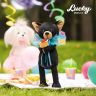 Orange Toys LD026 Lucky Doggy Мягкая игрушка Собачка Lucky Buzz: Весёлый бант, 25 см