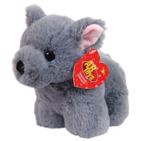 ABtoys M5115 Мягкая игрушка Домашние любимцы Собачка Чихуахуа, серая, 16 см