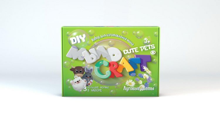 ВИСМА 895пл Набор для творчества ВИСМА Юный химик Мыло Craft Cute pets Луговые цветы