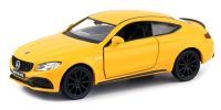 RMZ City 554987M(E) Машина металлическая Mercedes-Benz C63 S AMG Coupe 2019, 1:32, цвет желтый матовый