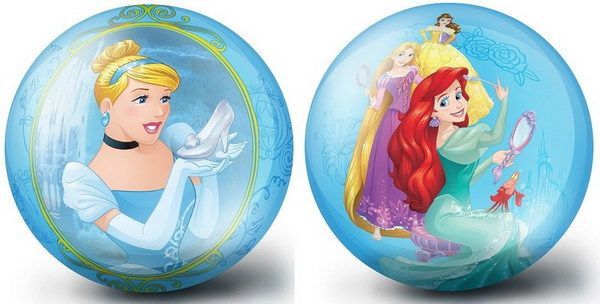 ЯиГрушка 82304 Мяч "Принцессы", 23 см, голубой 