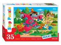 СТЕП ПАЗЛ 91305 Пазл STEP puzzle MAXI Ну, погоди ! 35 элементов