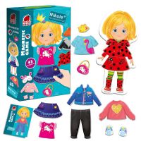 Roter K fer RK2120-01 Настольная игра Roter K fer Магнитная игра-одевашка Nikole. Little fashion girl