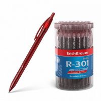 ErichKrause 46766 Ручка шариковая автоматическая R-301 Original Matic 0.7, цвет чернил красный