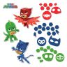 РОСМЭН 33745 Картинка 3D-аппликация PJMasks Герои в масках "Отважные друзья", 25х18 см
