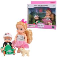 ABtoys (АБтойс) A605 Игровой набор Baby Ardana На прогулке (с братиком на машинке)