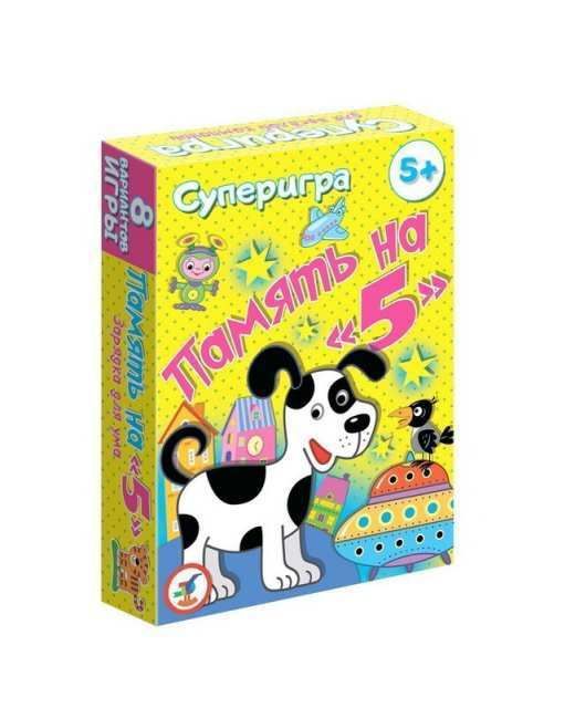 Дрофа-Медиа 3582 Игра настольная (карточная). Память на "5" Дрофа-Медиа 3582 Игра настольная (карточная). Память на "5"