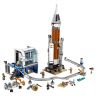 Lego 60228 City Конструктор Лего Space Port Ракета для запуска в далекий космос и пульт управления запуском, 837 деталей