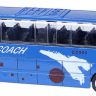 Big Motors XL80136L Автобус инерционный со светом и звуком, 1:60