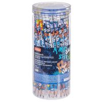 Hatber BL-065300 Карандаш чернографитный Hatber круглый корпус 72шт. PUNK "HB" с ластиком