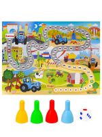 Рыжий кот ИН-6129 Настольная игра Рыжий кот Макси-игры Синий трактор