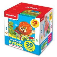 Азбукварик 28202-2 Игрушка музыкальная Говорящий кубик Любимые мультяшки