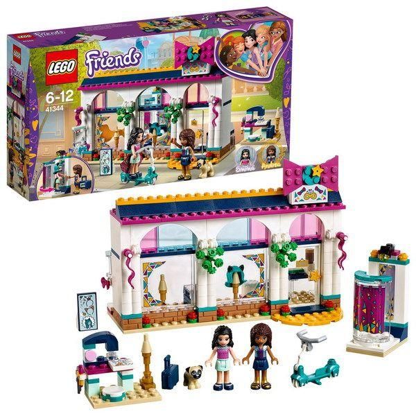 Lego Friends 41344 Конструктор Лего Подружки Магазин аксессуаров Андреа, 294 детали
