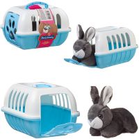 Junfa BL400040 Игрушка мягкая в переноске "Кролик"