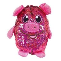 Beverly Hills SMZ01017 Shimmeez Мягкая игрушка Шиммиз Свинка в пайетках, 20 см