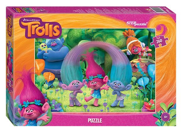 STEP 95053 Пазл 260 "Trolls" (DreamWorks)