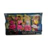 Shenzhen Toys 3312-A Набор одежды и аксессуаров для куклы (4 наряда, обувь, 2 сумочки)